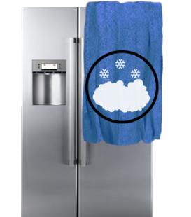 Холодильник Sharp - намерзает снег, лед на стенке
